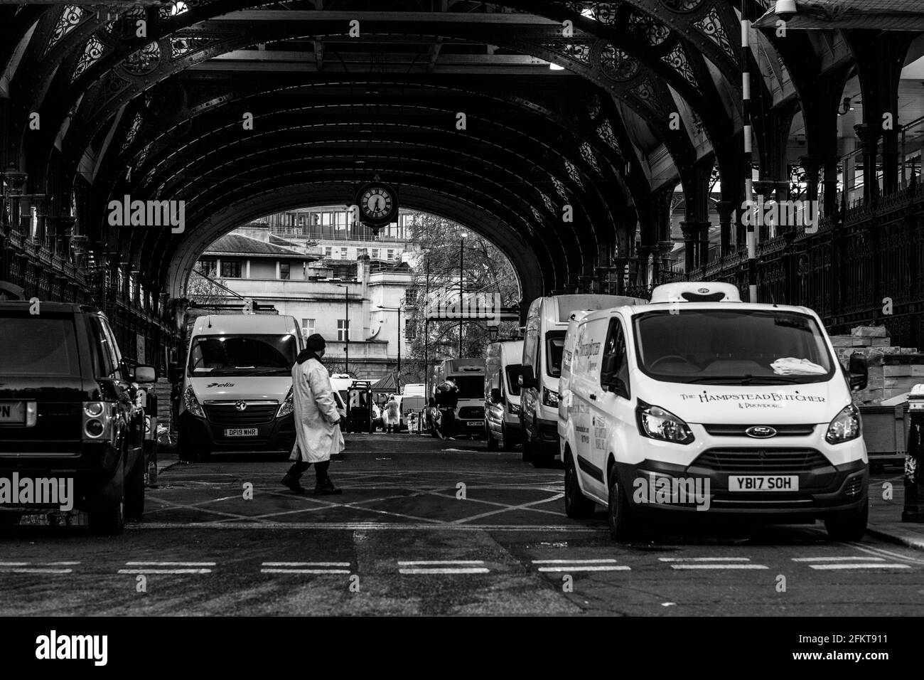 Intorno allo storico mercato di Smithfield Foto Stock