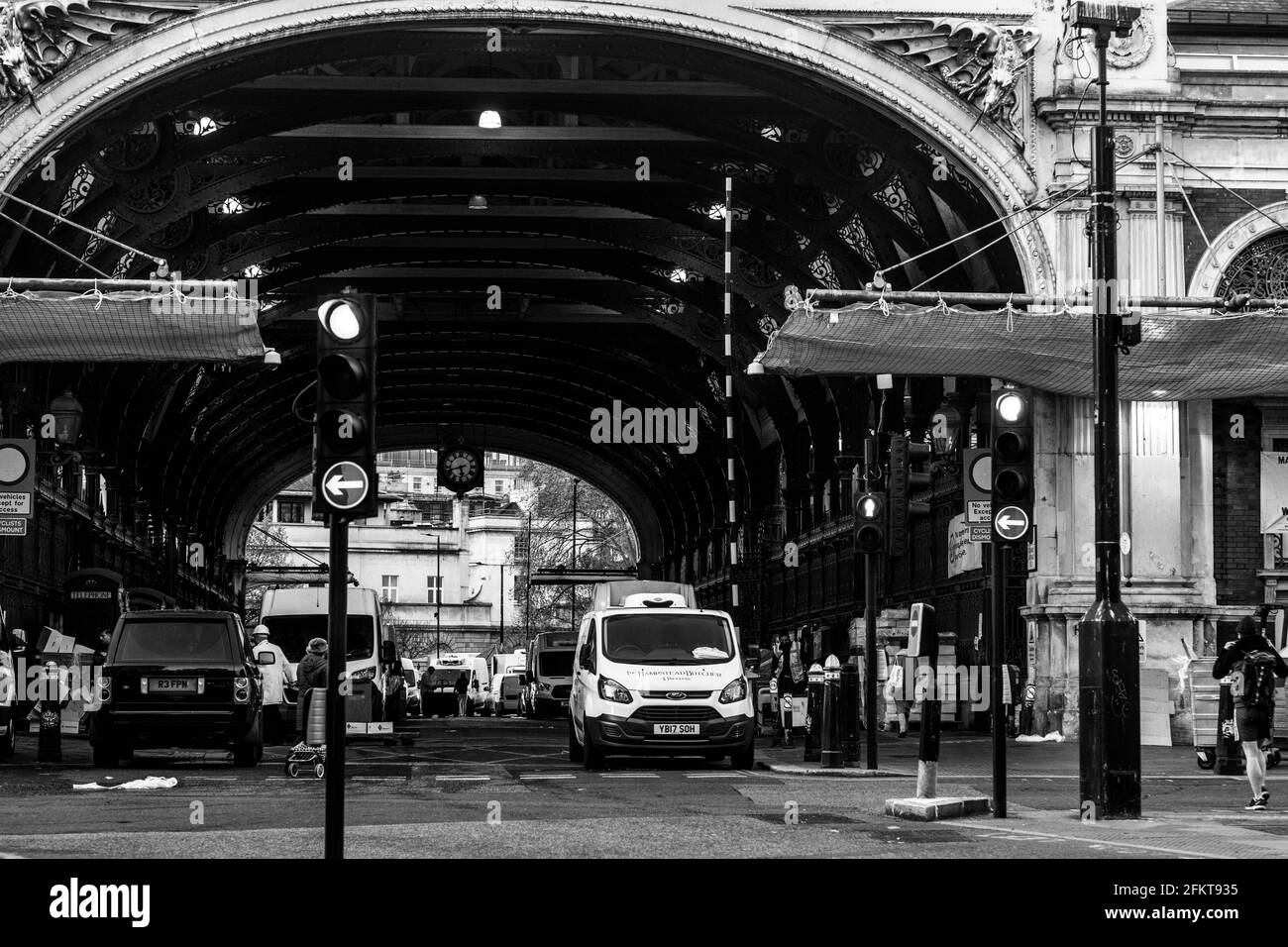 Intorno allo storico mercato di Smithfield Foto Stock