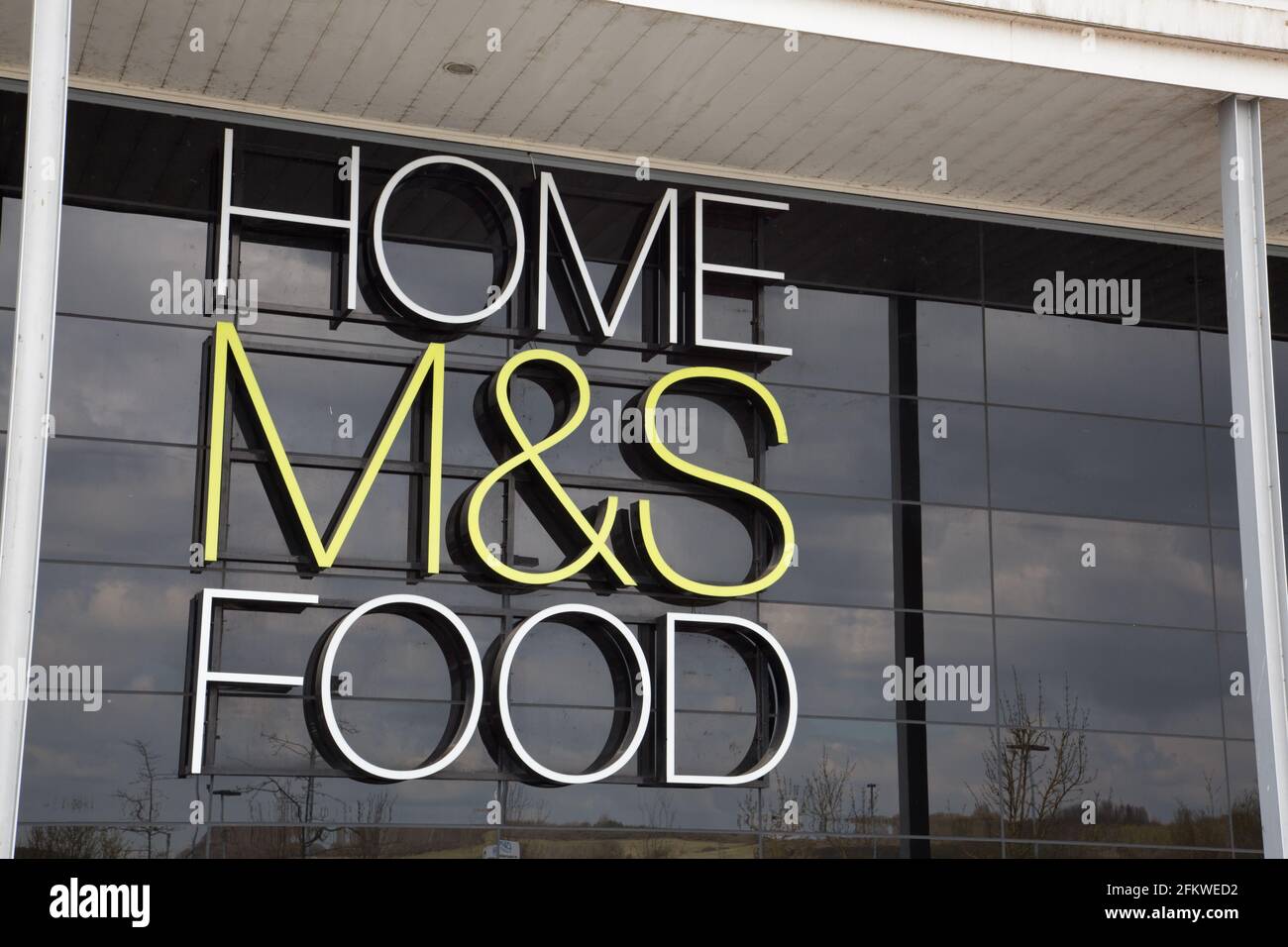 M&S Home e Food Store Foto Stock