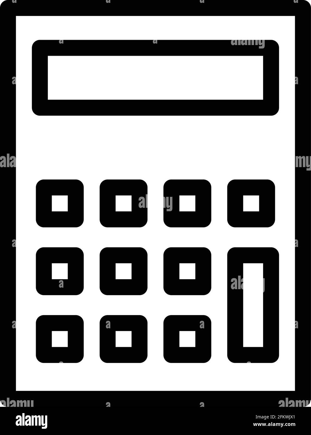 Icona del calcolatore Illustrazione Vettoriale