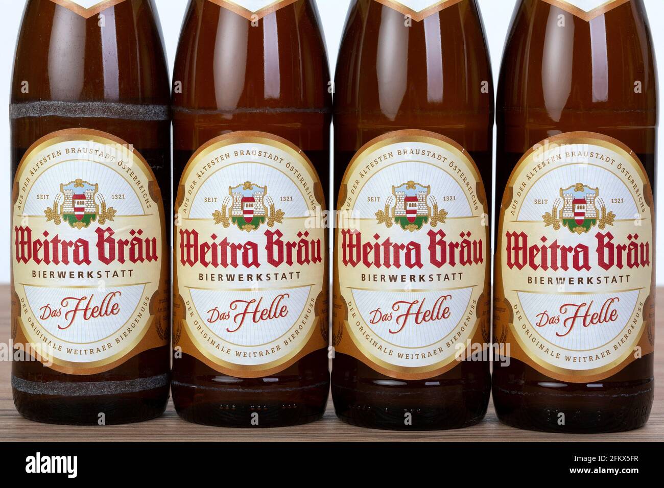 Weitra Bräu, birreria privata Weitra, Austria Foto Stock