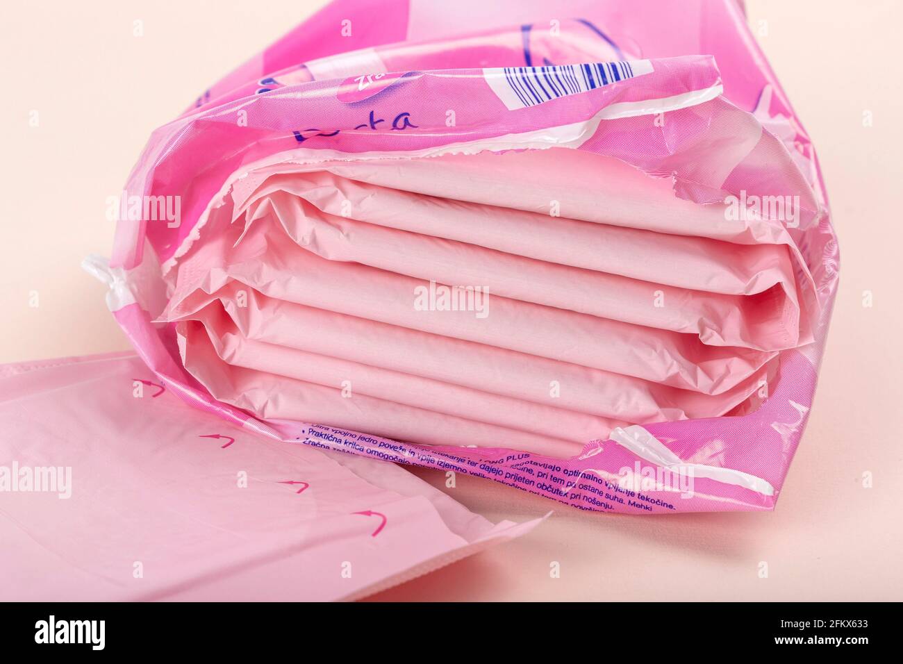 Asciugamani sanitari Foto Stock