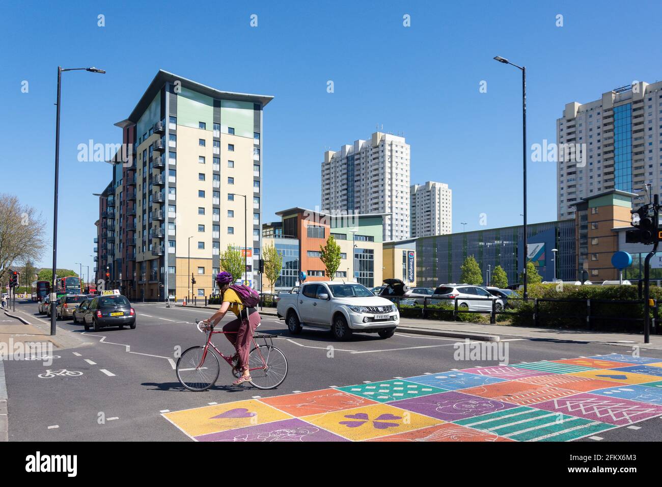 Edmonton Green Shopping Center, The Broadway, Edmonton, London Borough of Enfield, Greater London, England, Regno Unito Foto Stock