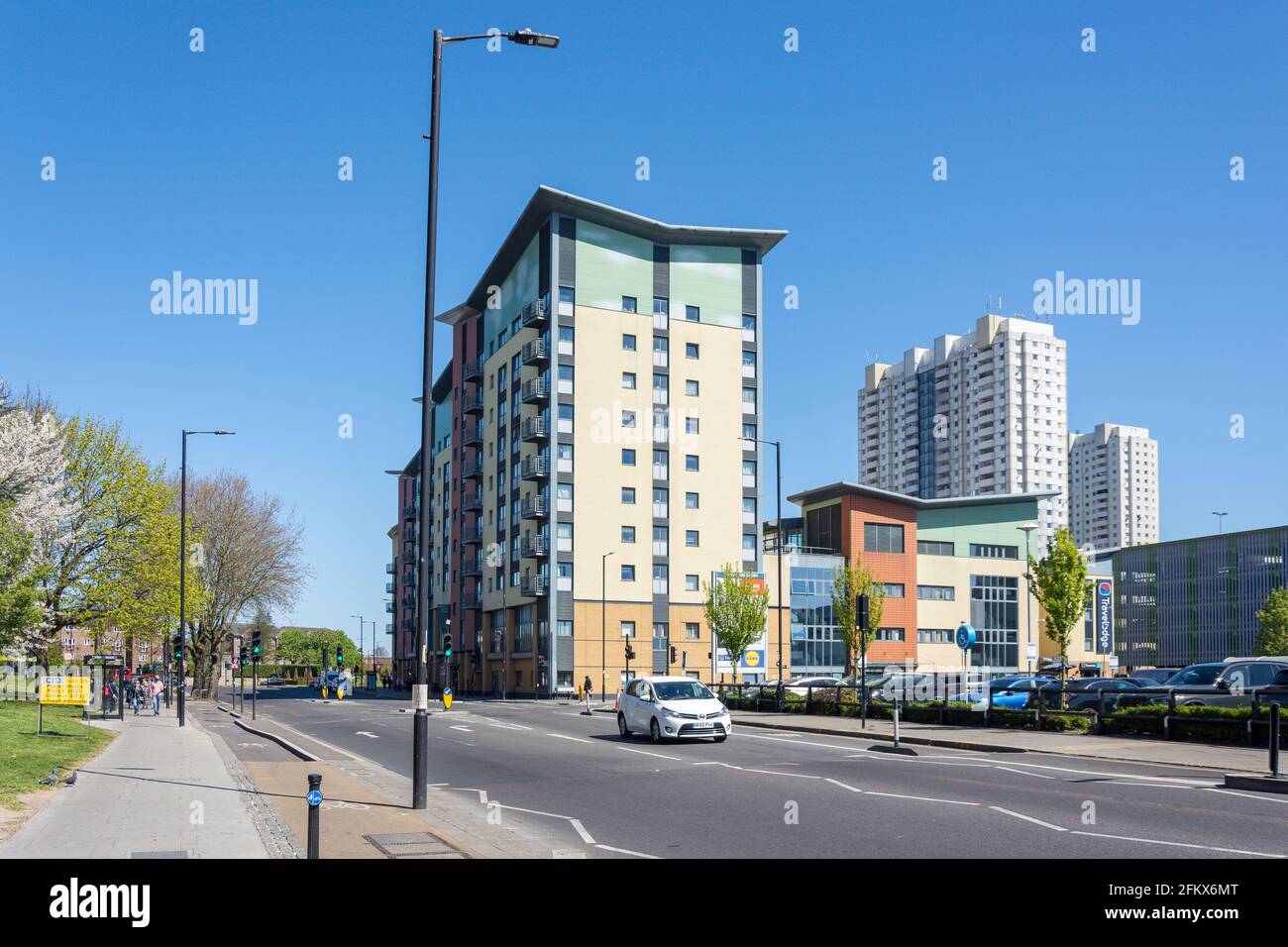 Edmonton Green Shopping Center, The Broadway, Edmonton, London Borough of Enfield, Greater London, England, Regno Unito Foto Stock