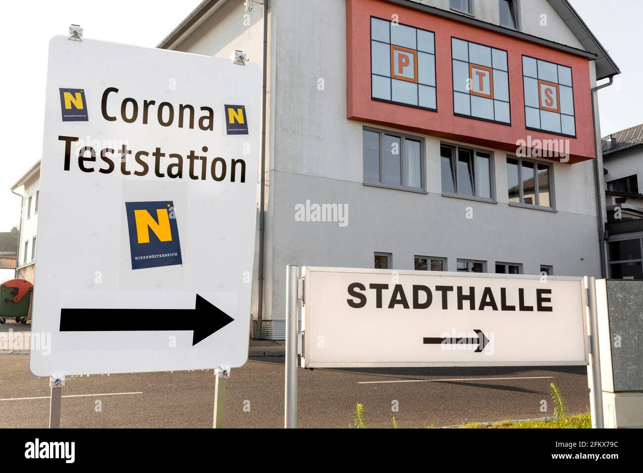 Stazione di prova Corona a Zwettl bassa Austria, Austria Foto Stock