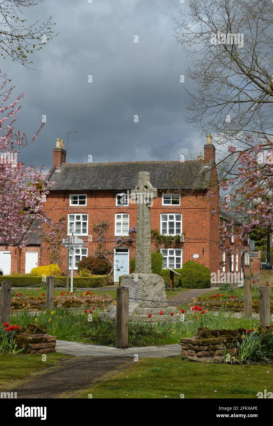 Leicester, Leicestershire, Regno Unito 4 maggio 2021. Notizie del Regno Unito. Il pittoresco villaggio di Great Glen nel Leicestershire. Alex Hannam/Alamy Live News Foto Stock