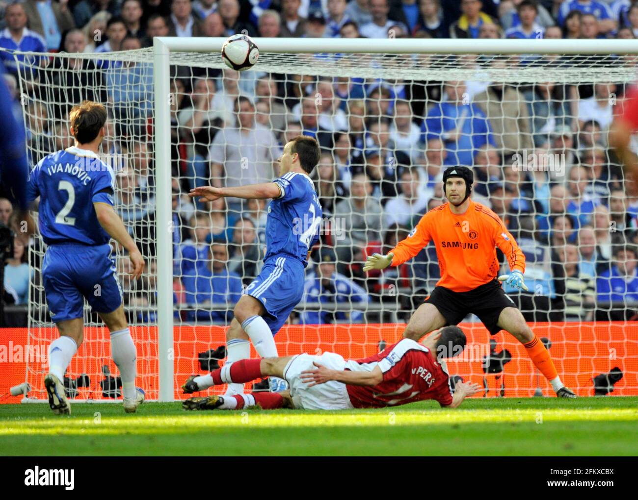 COPPA FA SEMIFINALE. ARSENAL V CHELSEA A WEMBLEY. 18/4/09. IMMAGINE DAVID ASHDOWN Foto Stock