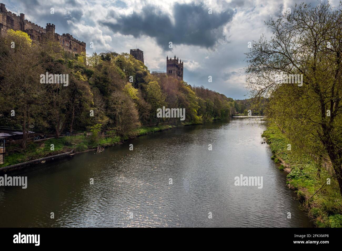 Gateshead, 30 aprile 2021: La città di Durham Foto Stock