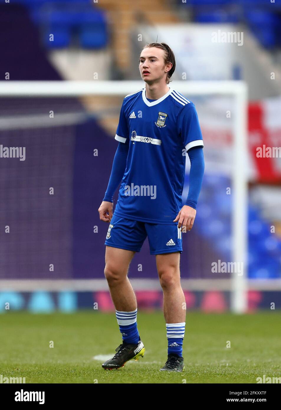 Albie Armin of Ipswich Town - Ipswich Town U18 contro Sheffield United U18, fa Youth Cup, Portman Road, Ipswich, UK - 30 aprile 2021 Foto Stock