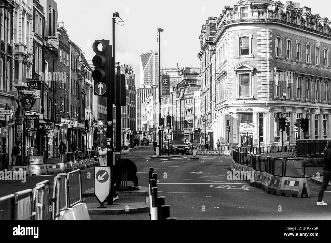London Bridge e Borough Market Foto Stock