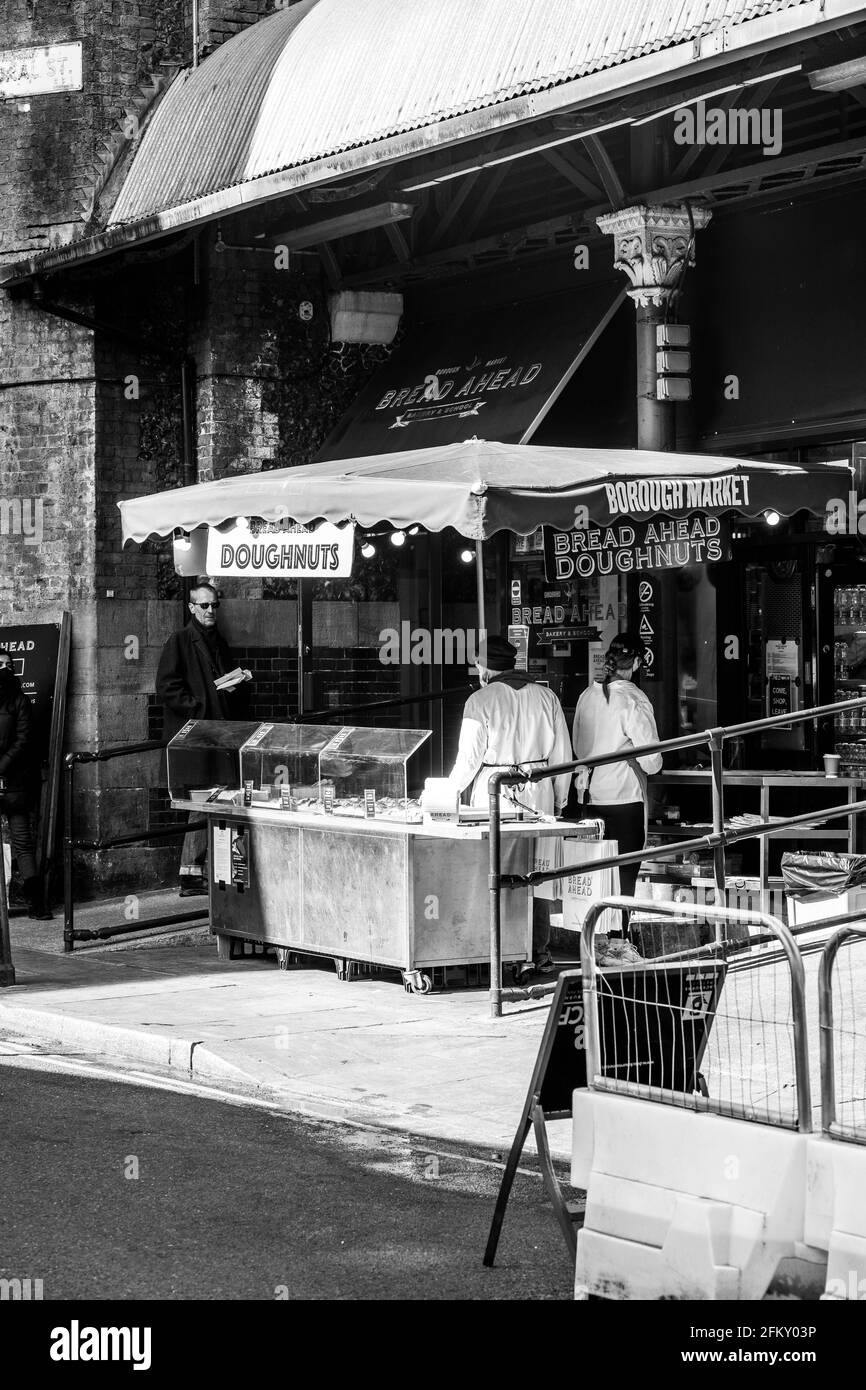 London Bridge e Borough Market Foto Stock