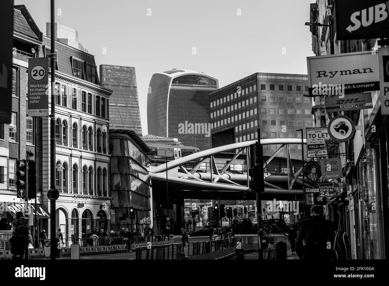 London Bridge e Borough Market Foto Stock