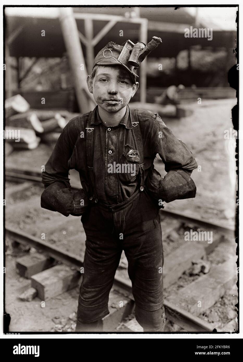 Tipple Boy, Turchia Knob Mine, Macdonald, W. Va. fotografia di Lewis Hine Foto Stock