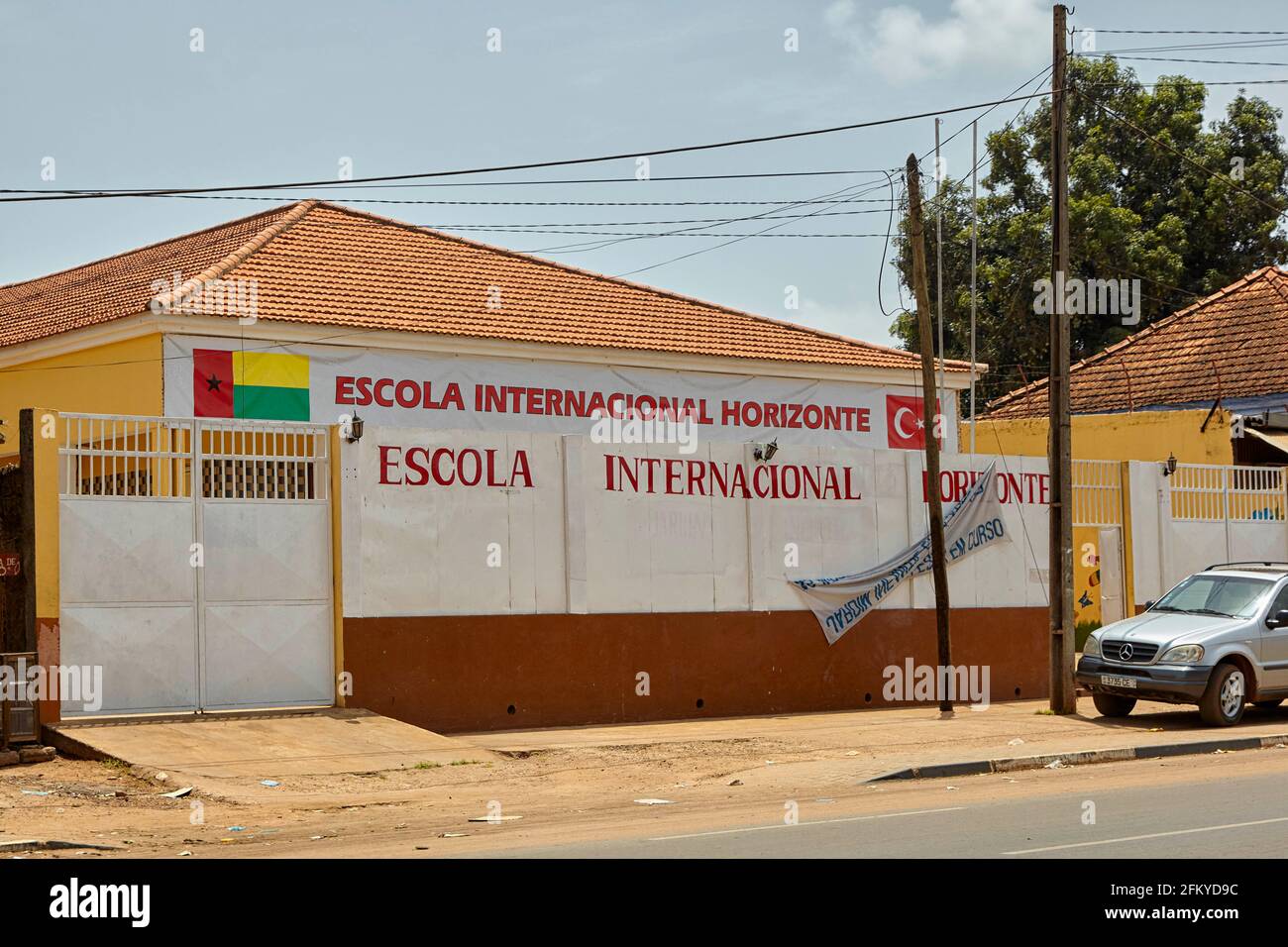 Scuola Internazionale Horizonte (Escola Internacional Horizonte) a Bissau Guinea-Bissau Africa Foto Stock