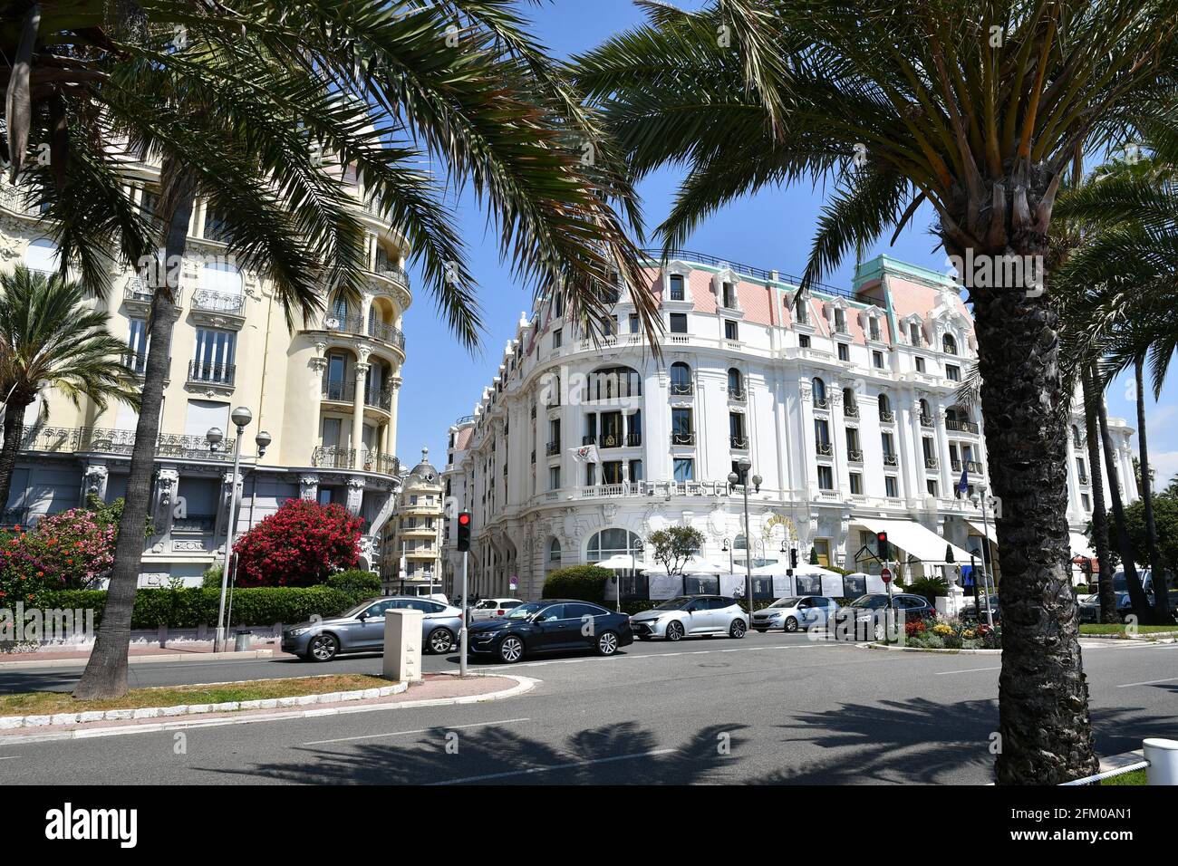 Hotel a Nizza, Provenza-Alpi-Côte Azzurra, Francia meridionale Foto Stock