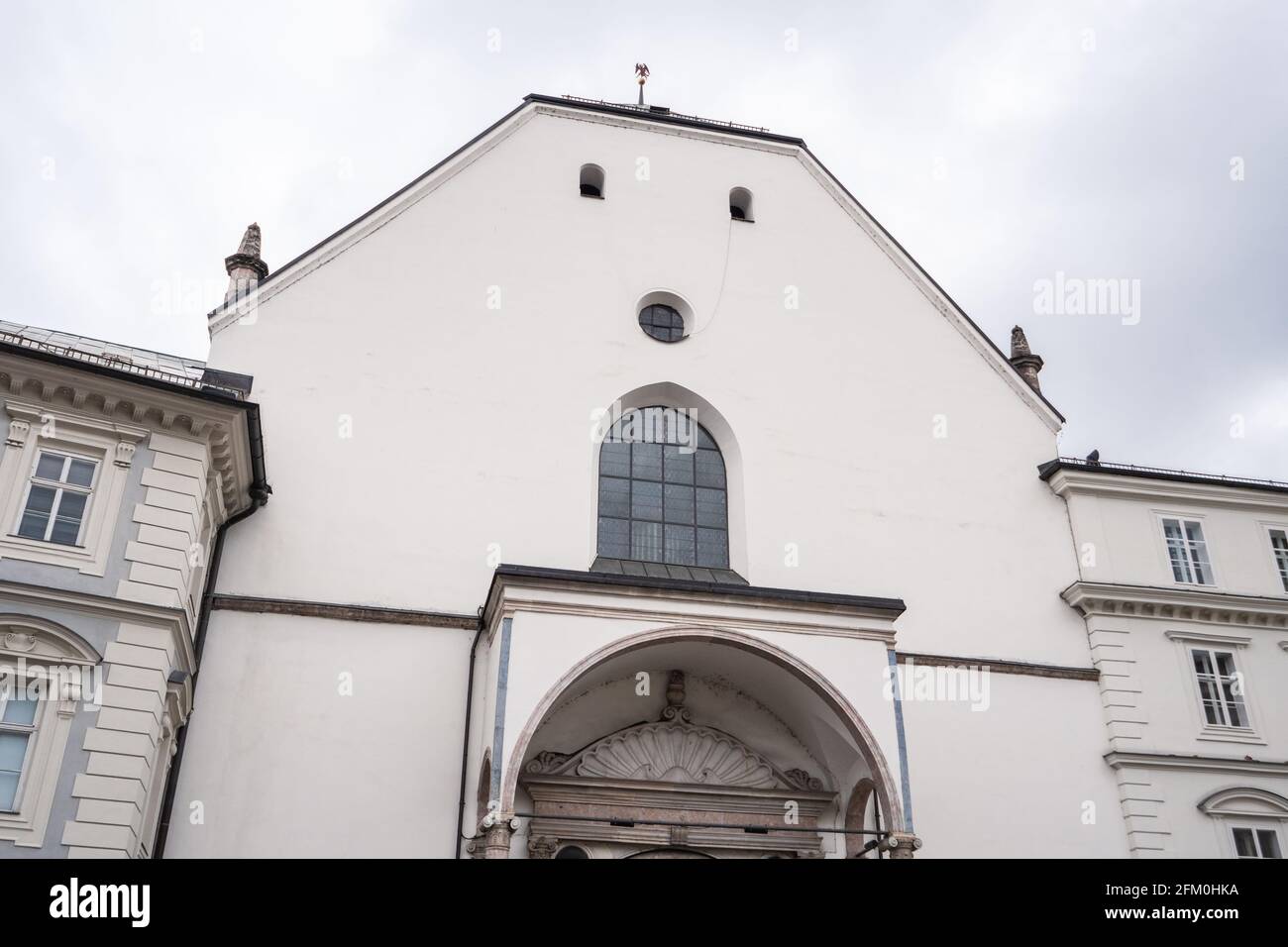 Corte e Chiesa francescana o Hof und Franziskanerkirche a Innsbruck, Tirolo, Austria Foto Stock