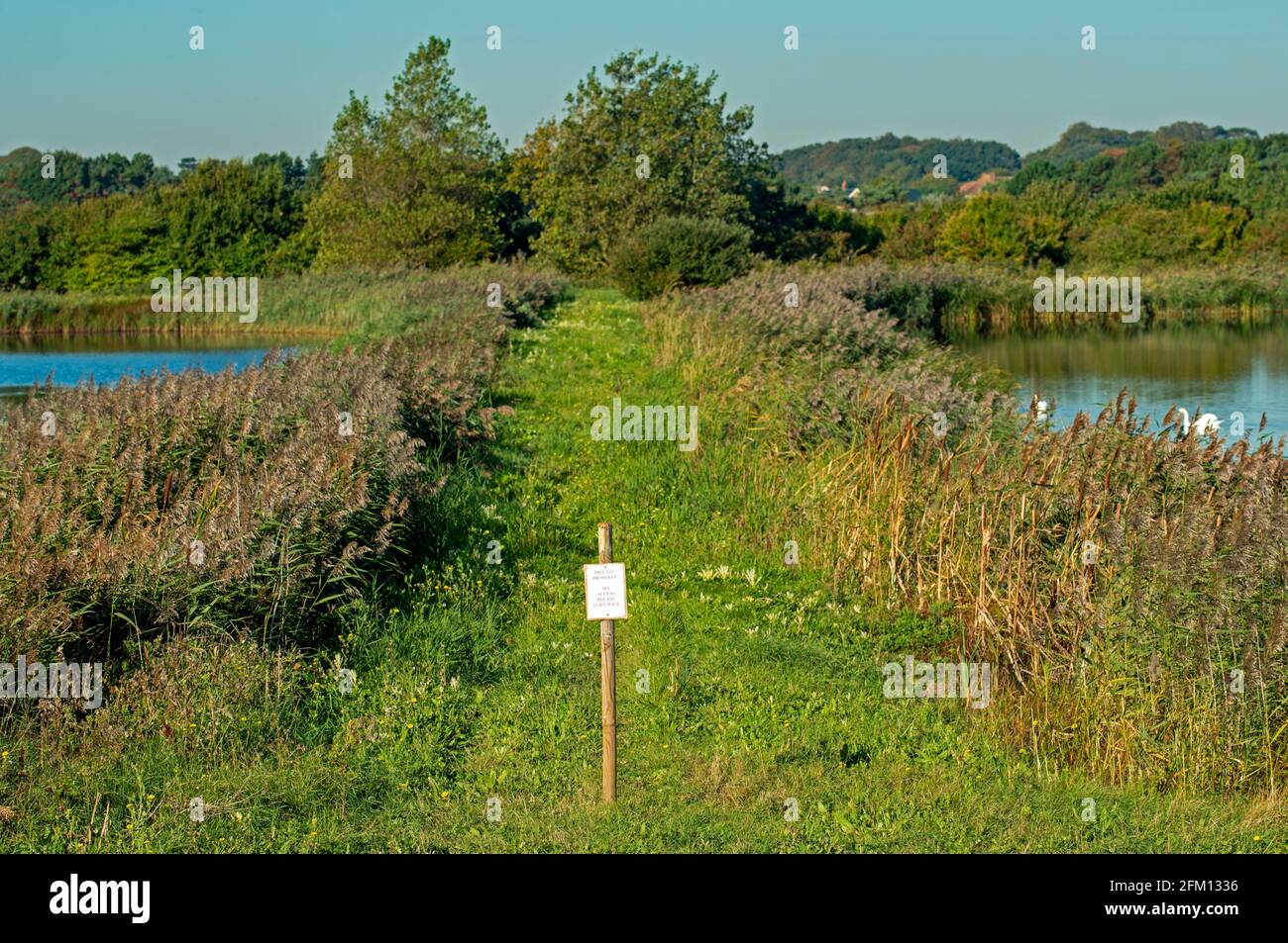 Proprietà privata senza accesso cartello di ritorno Foto Stock