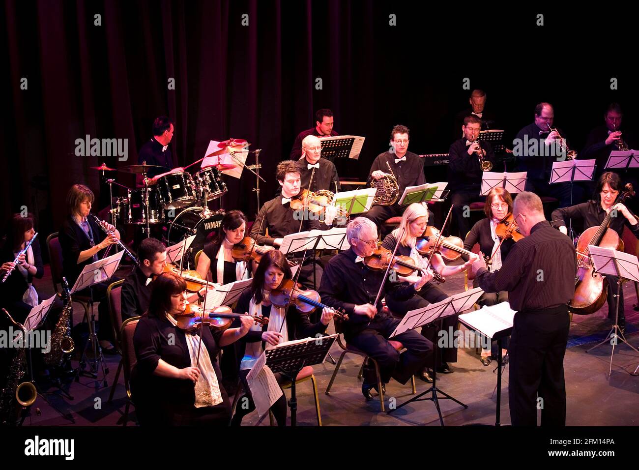 Orchestra in concerto (orchestra Soundpower) Foto Stock