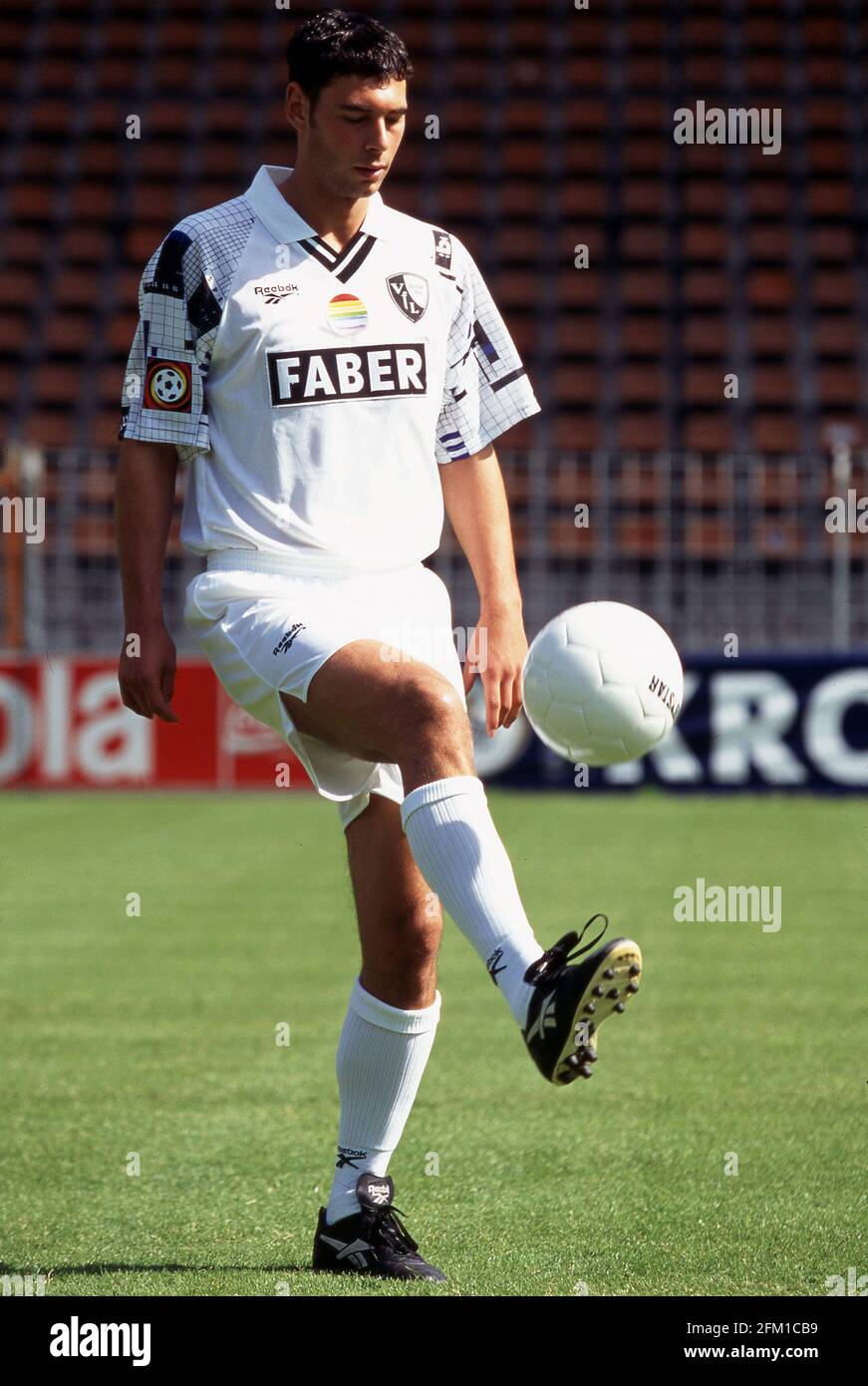 Germania. 05 maggio 2021. Firo Fuvuball, calcio, 1. Bundesliga, stagione 1996/1997, Foto d'archivio, 96/97 immagini d'archivio, VfL Bochum, sessione fotografica, 1996 Dany Winkler, Azione individuale | utilizzo in tutto il mondo Credit: dpa/Alamy Live News Foto Stock