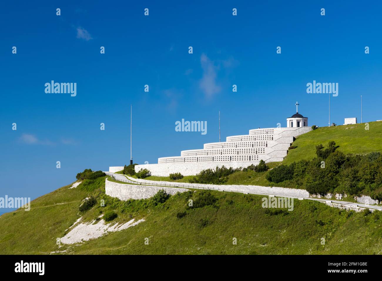 Monte Grappa (Crespaano del Grappa), Italia settentrionale Foto Stock