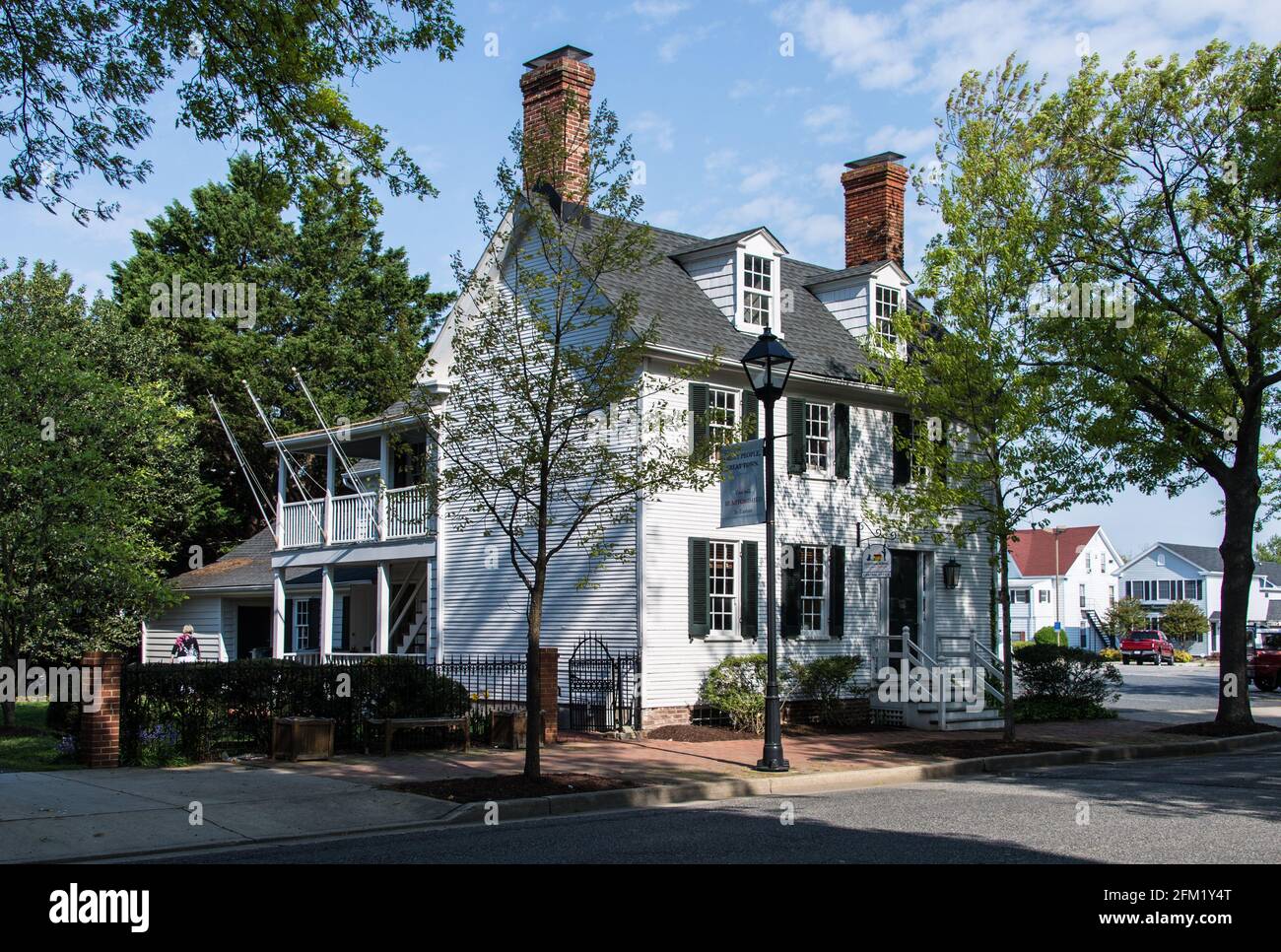 Casa coloniale, Easton, MD USA Foto Stock