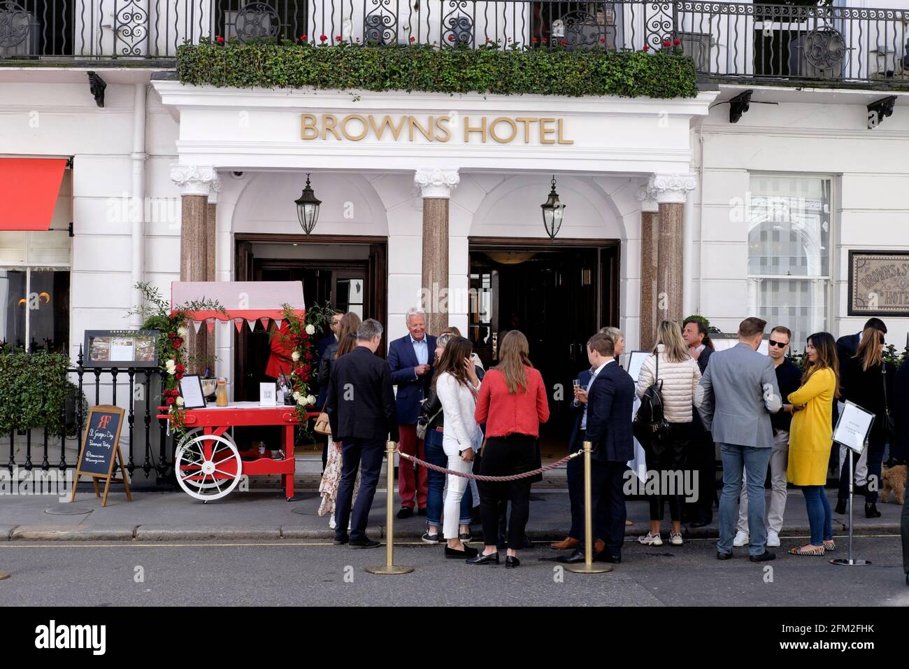 Browns Hotel, 33 Albemarle St, Londra Regno Unito Foto Stock
