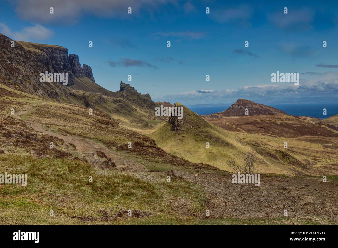 Quiraing - Isola di Skye Foto Stock Quiraing - Isola di Skye Foto Stock