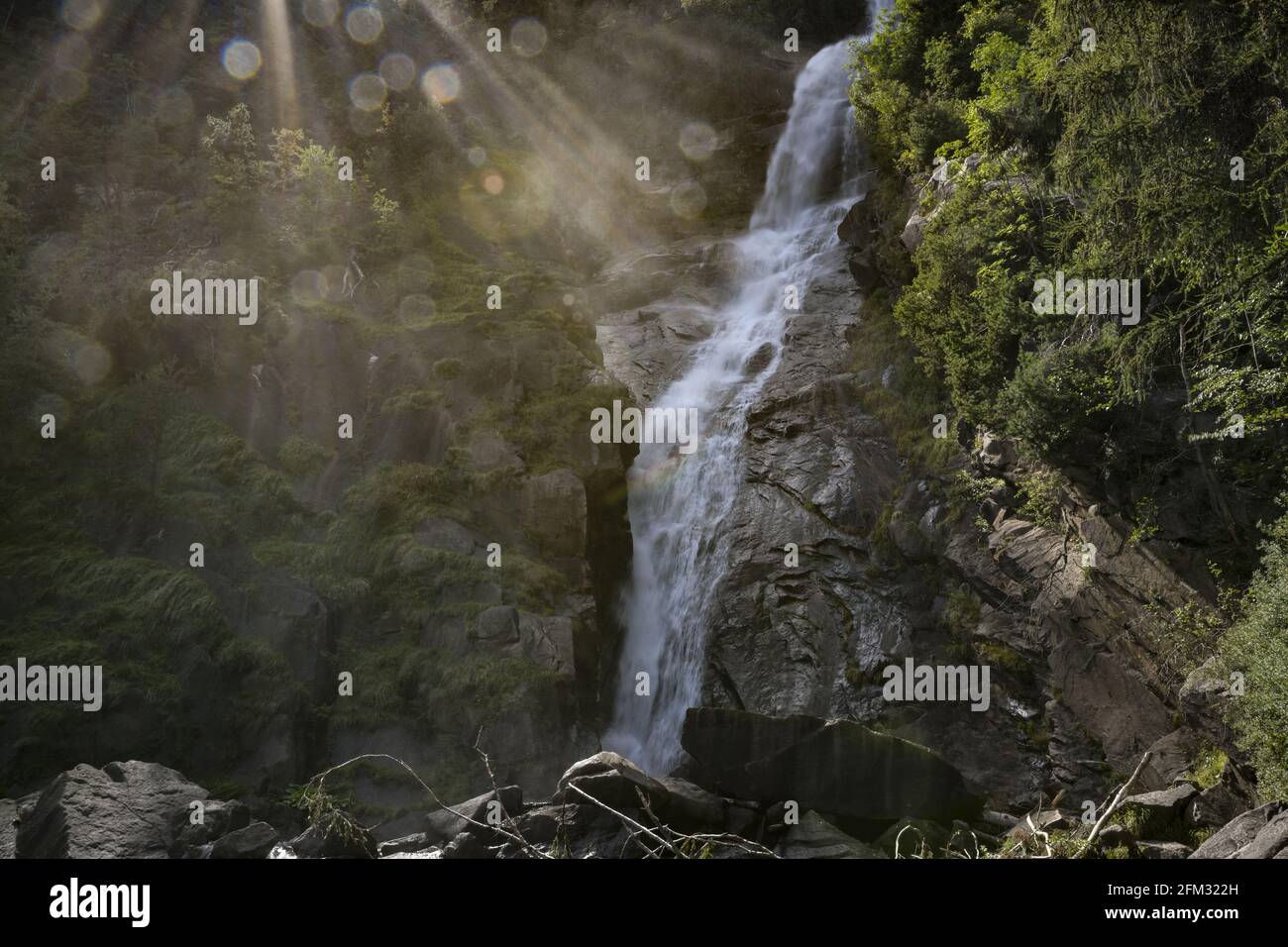 cascate di barbiano, trentino alto adoge, italia, cascata Foto Stock