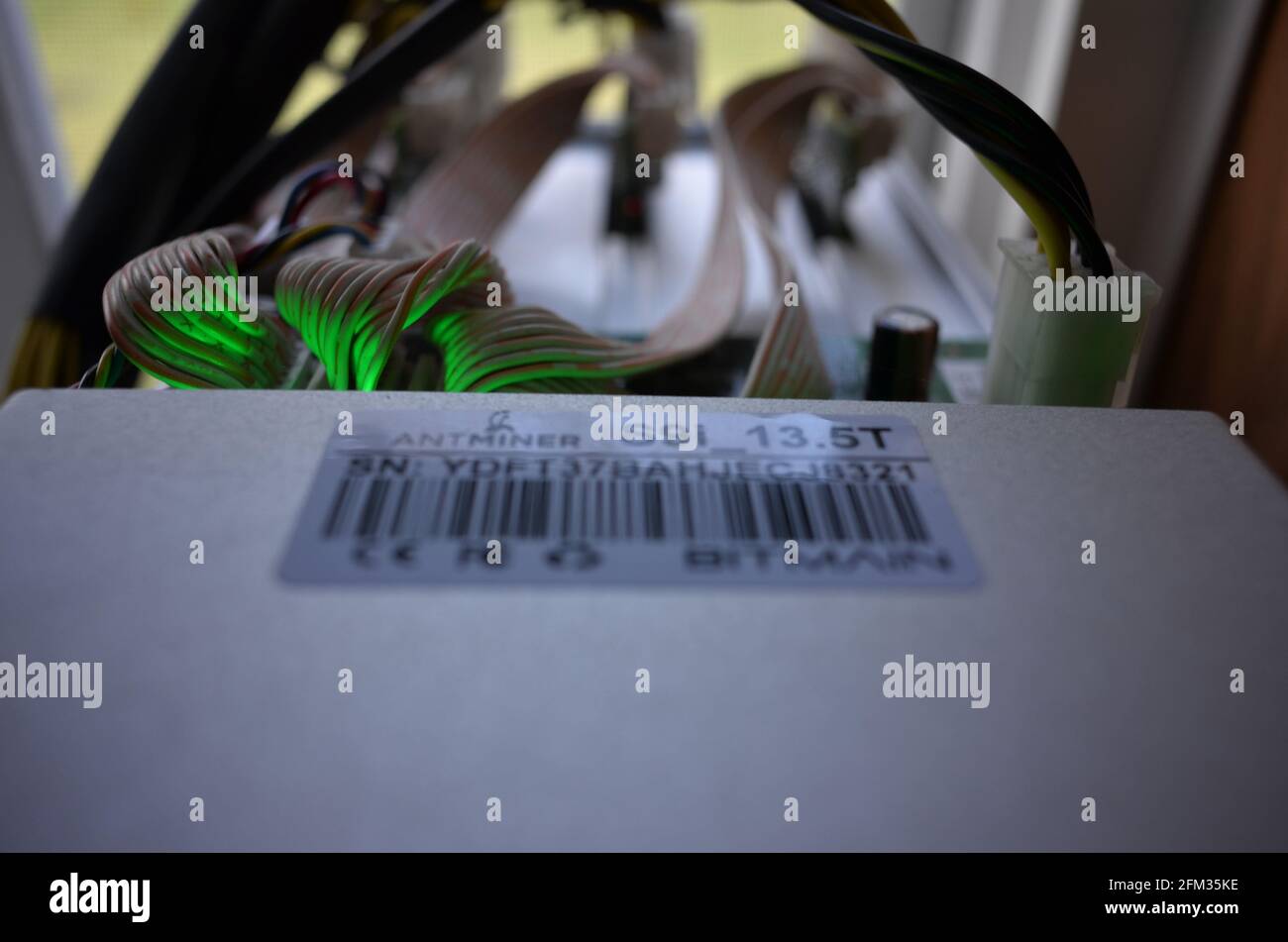 Antminer S9i Bitcoin Crypto Miner Foto Stock