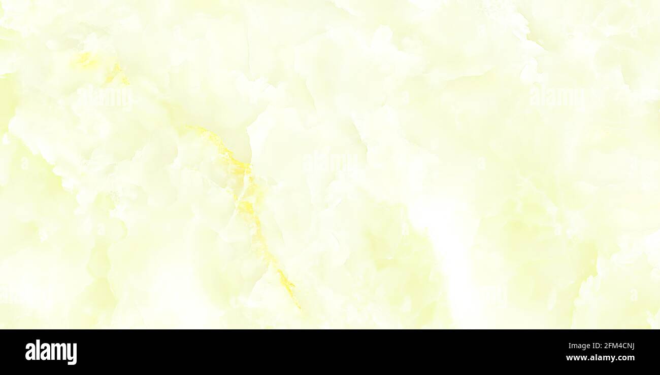 colore giallo chiaro texture semplice finitura lucida marmo ad alta risoluzione design con venature naturali Foto Stock