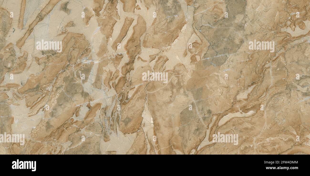 colore beige finitura lucida texture onice con venature naturali alte design in marmo con risoluzione Foto Stock