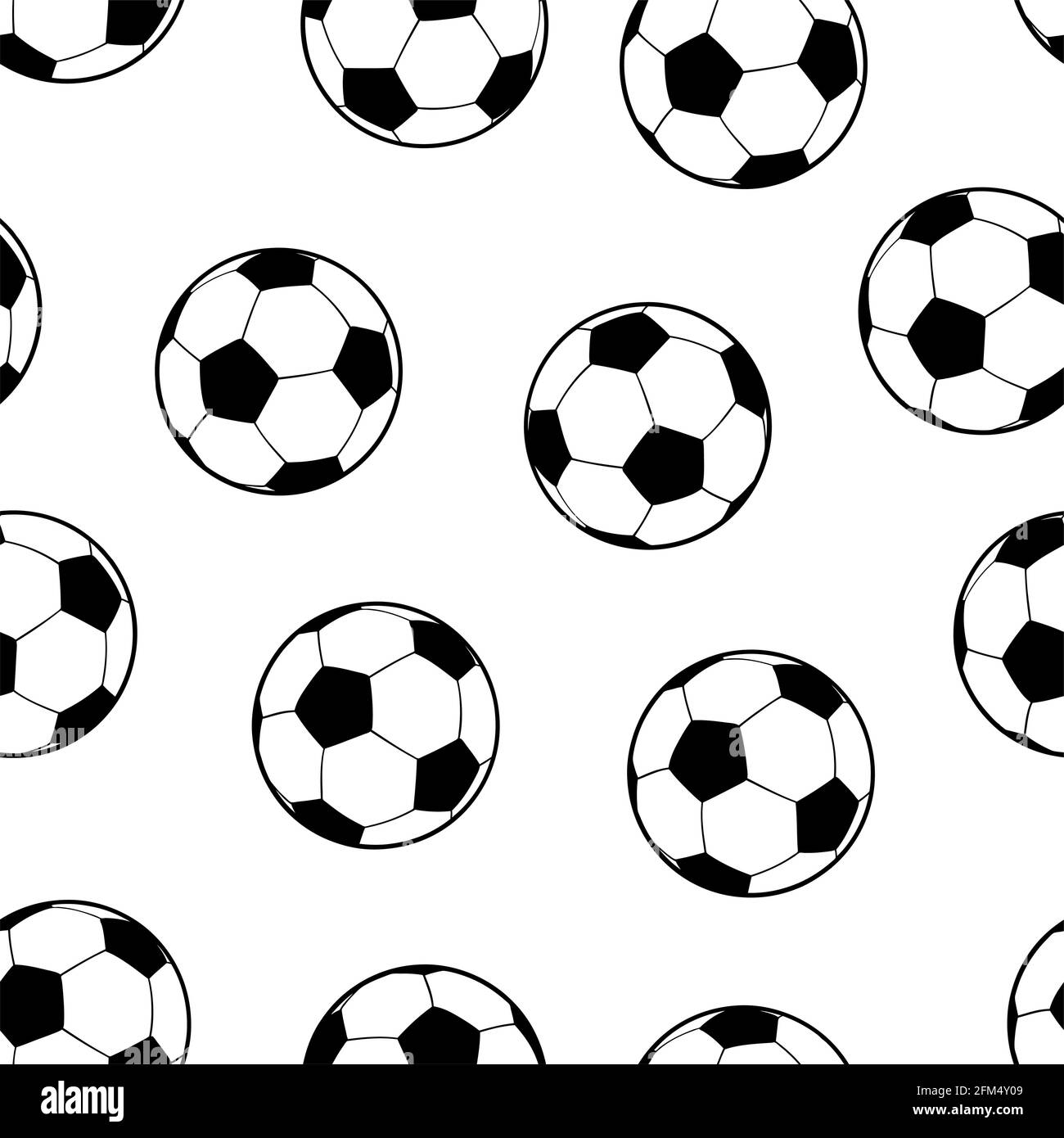 sfere di calcio senza cuciture sfondo Illustrazione Vettoriale