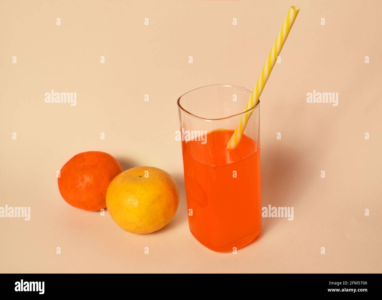 Succo d'arancia bevande sane Foto Stock