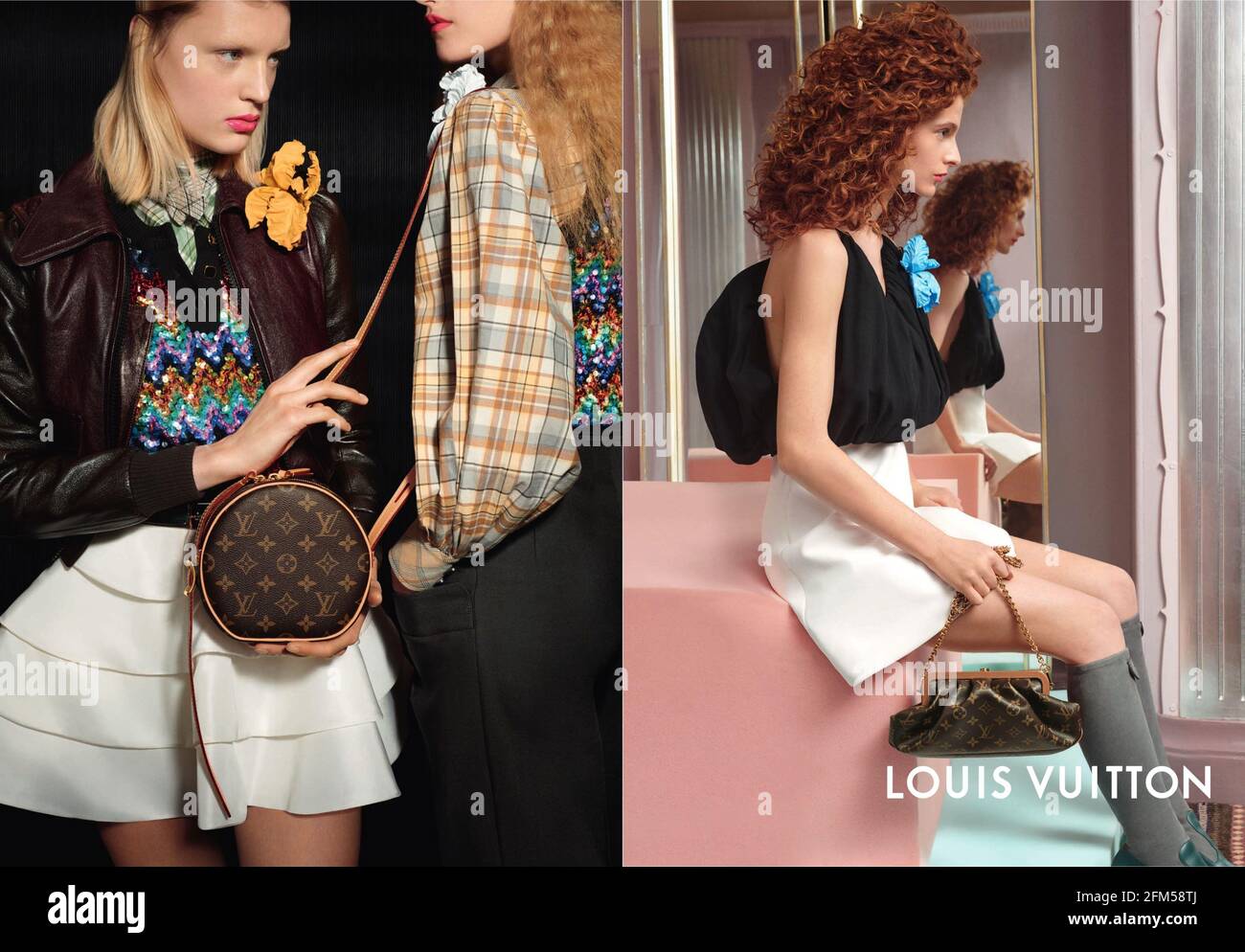 2020 UK Louis Vuitton Magazine Advertt Foto Stock