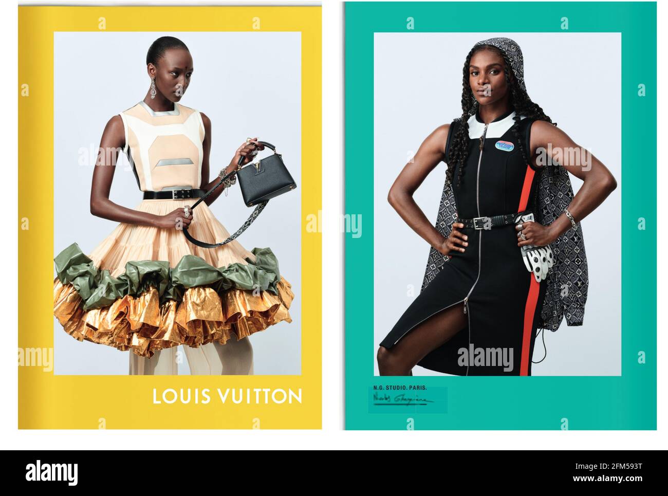 2020 UK Louis Vuitton Magazine Advertt Foto Stock