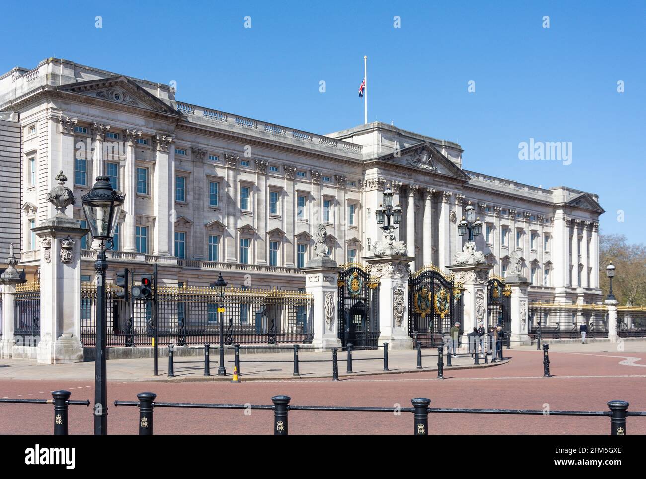 Buckingham Palace, Westminster, City of Westminster, Greater London, Inghilterra, Regno Unito Foto Stock