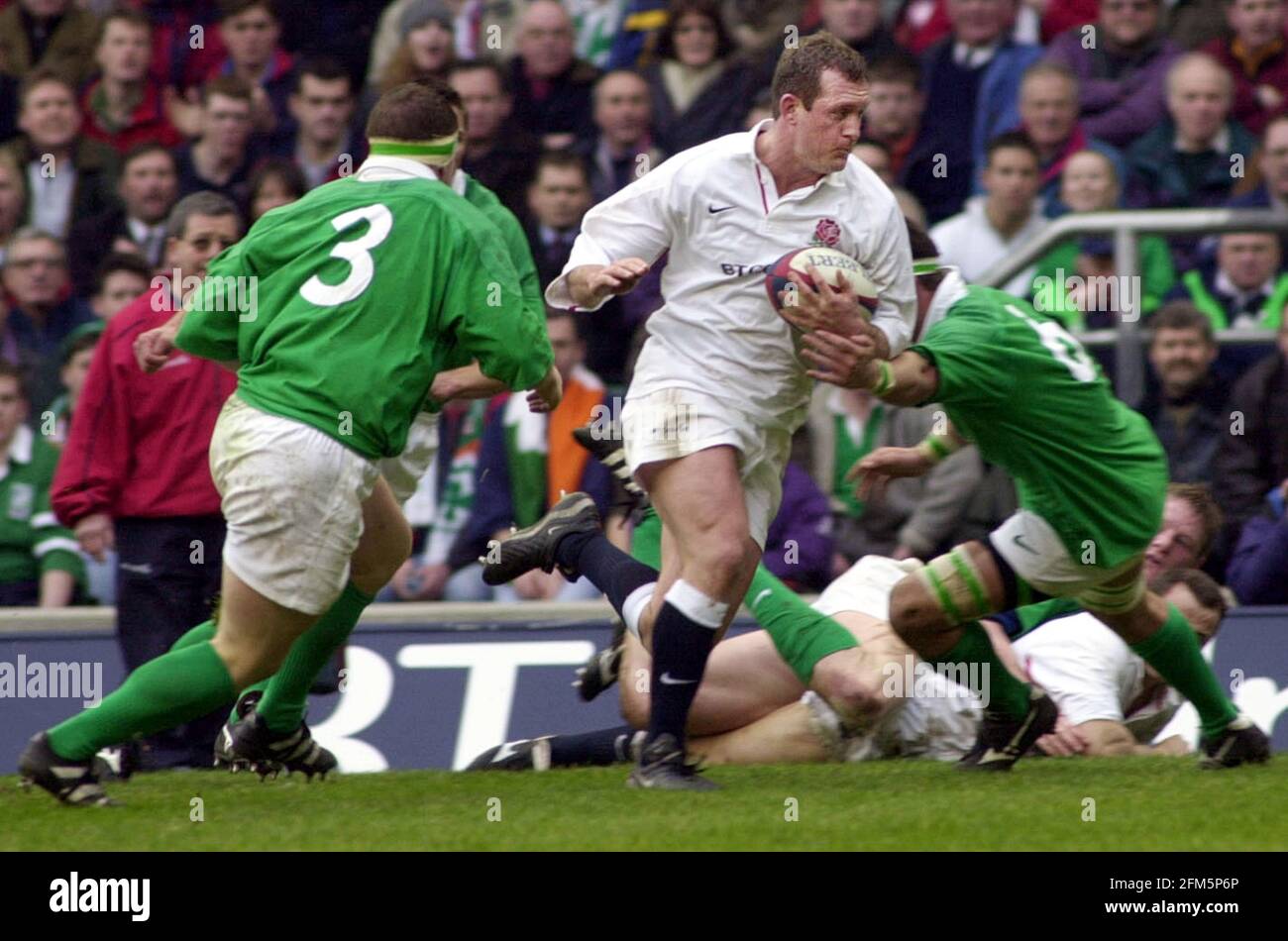 Richard Hill Inghilterra / Irlanda durante la partita contro l'Irlanda a. Twickenham Rugby Union sei Nazioni Championship Foto Stock