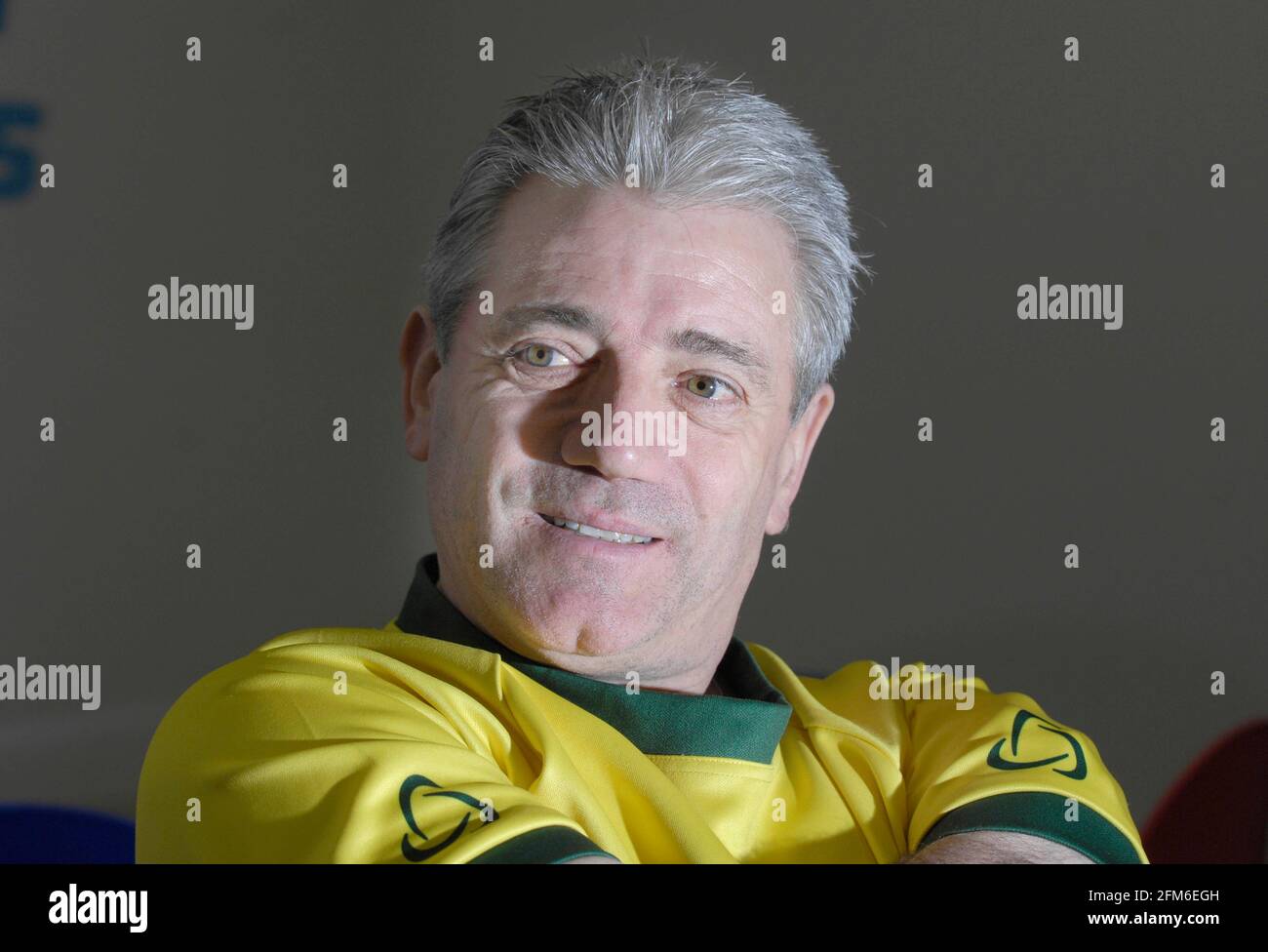 KEVIN KEEGAN ALLA CITTÀ DI CALCIO A GLASGOW 21/2/2007 FOTO DAVID ASHDOWN Foto Stock