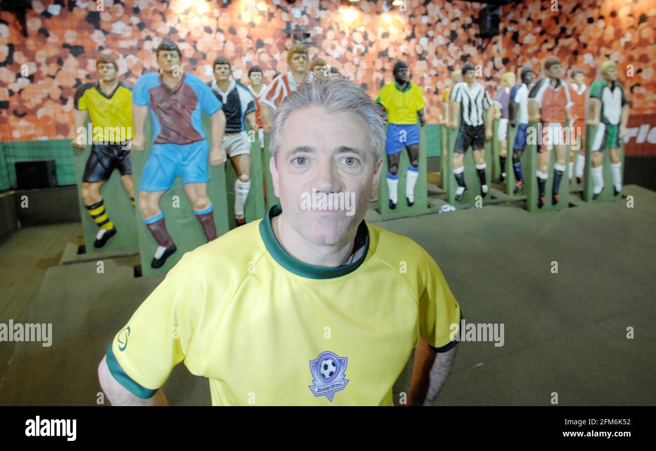 KEVIN KEEGAN ALLA CITTÀ DI CALCIO A GLASGOW 21/2/2007 FOTO DAVID ASHDOWN Foto Stock