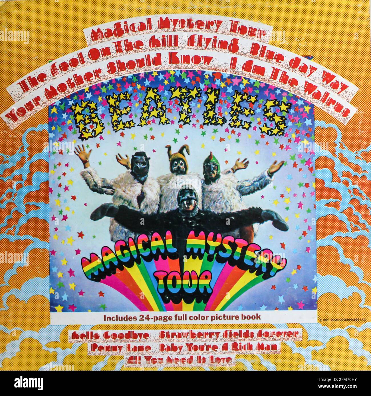 Magical Mystery Tour è un disco della rock band inglese The Beatles. Questo  album musicale è su un disco LP con dischi in vinile. Pop psichedelico. Copertina  album Foto stock - Alamy