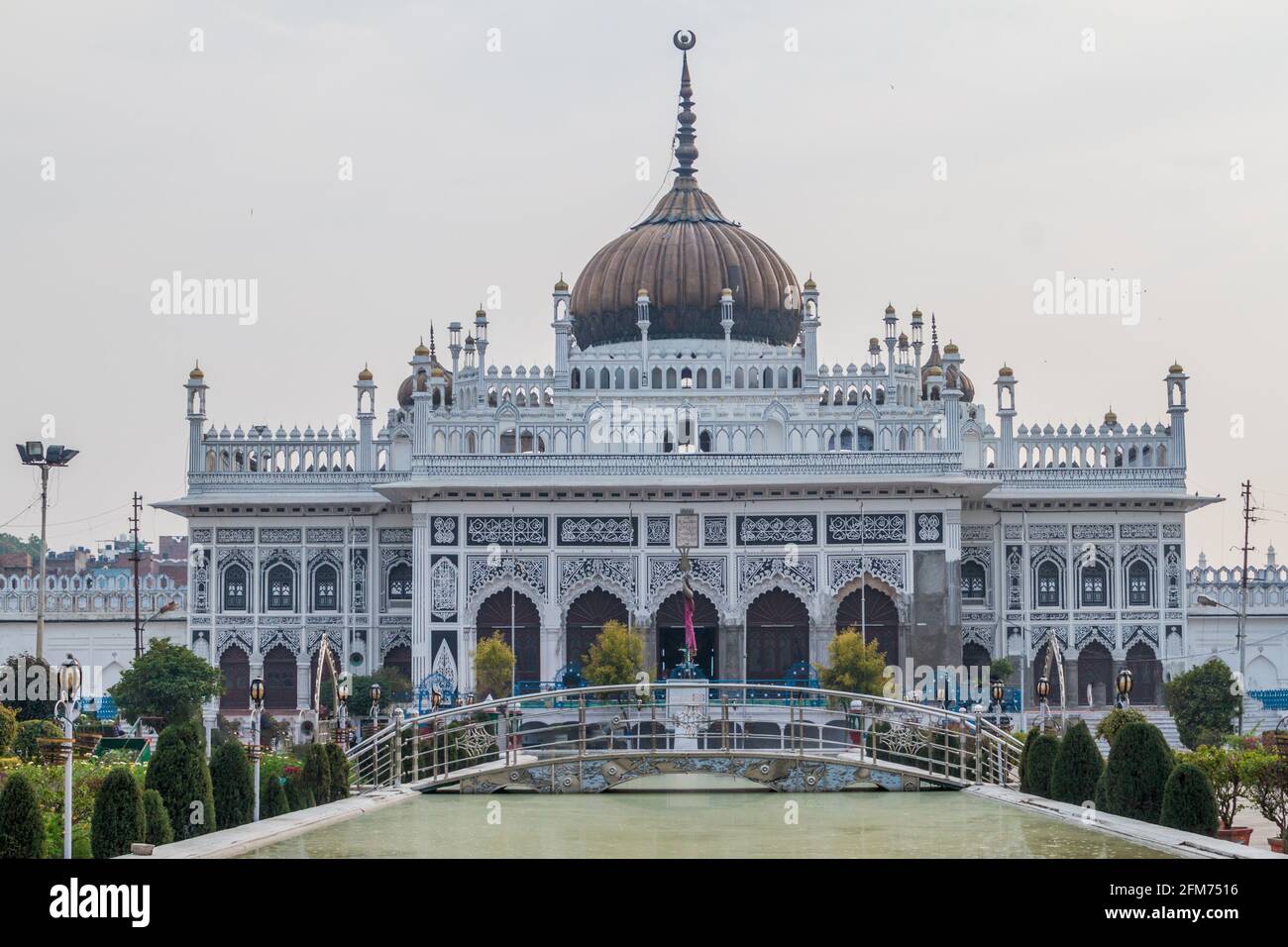 Chota Imambara in Lucknow, Utttar Pradesh, India Foto Stock