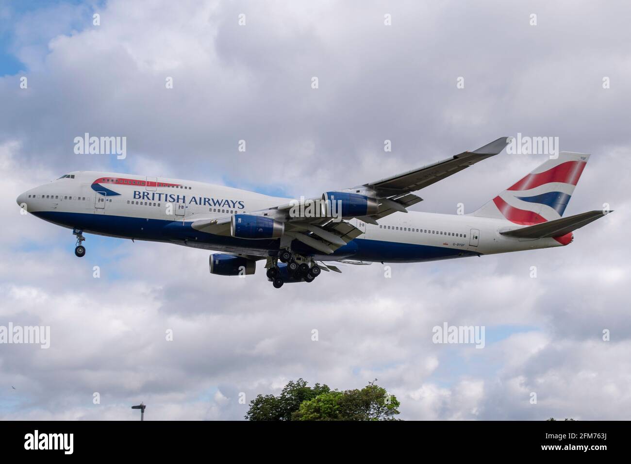 British Airways Boeing 747-400 Foto Stock
