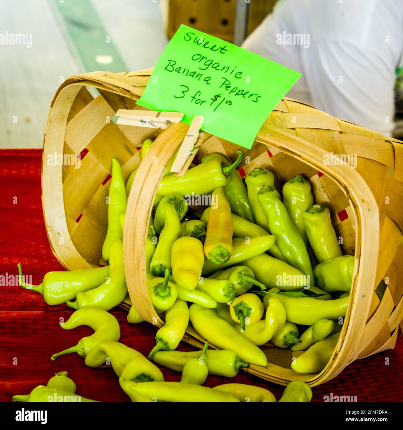 Georgia on My Mind - Union County Farmers Market - Peperoni di banana Foto Stock