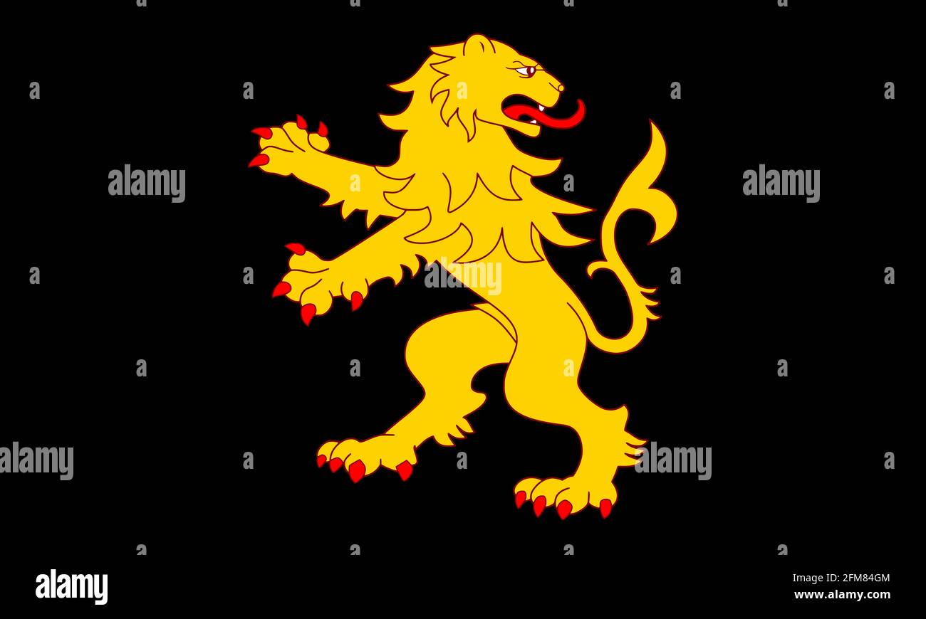 Bandiera della contea di Ceredigion Foto Stock