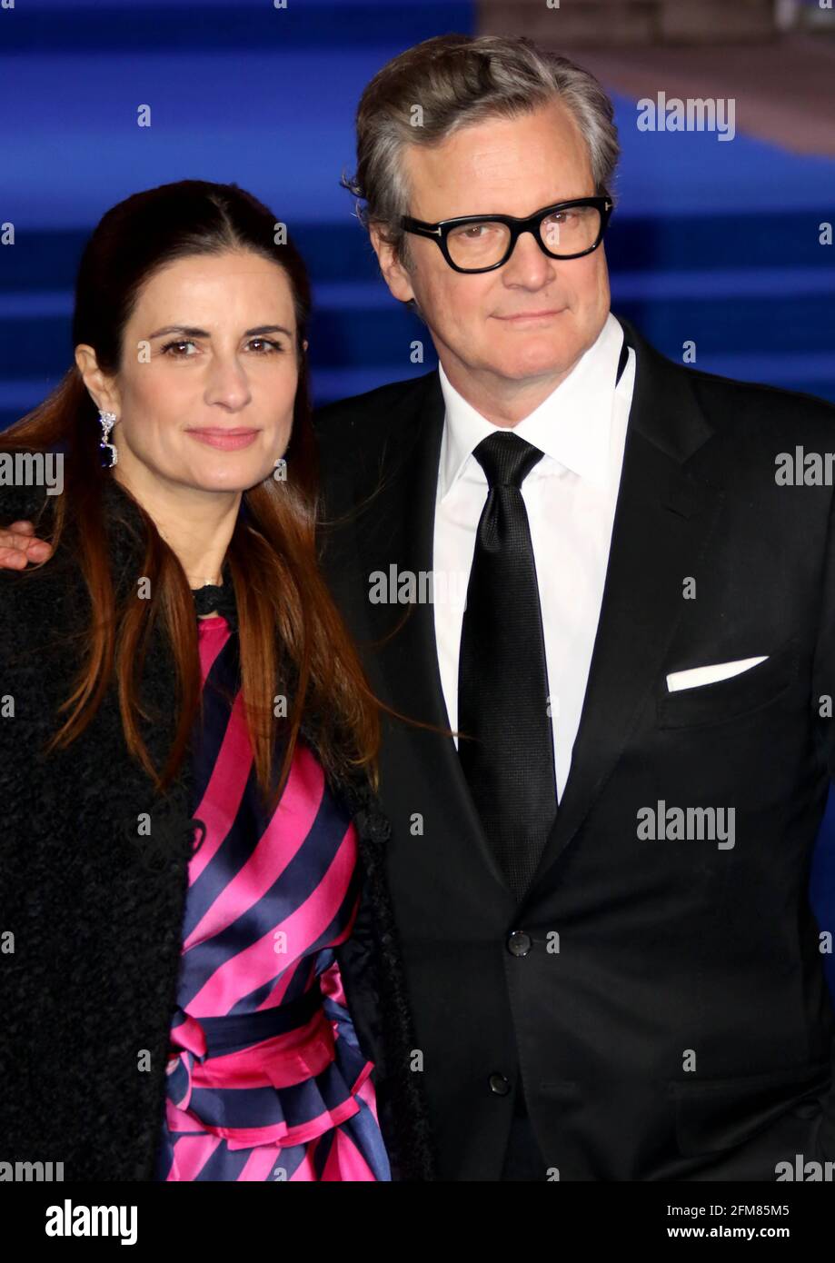12 dicembre 2018 - Londra, Inghilterra, Regno Unito - Mary Poppins ritorna prima europea Spettacoli fotografici: Colin Firth Foto Stock
