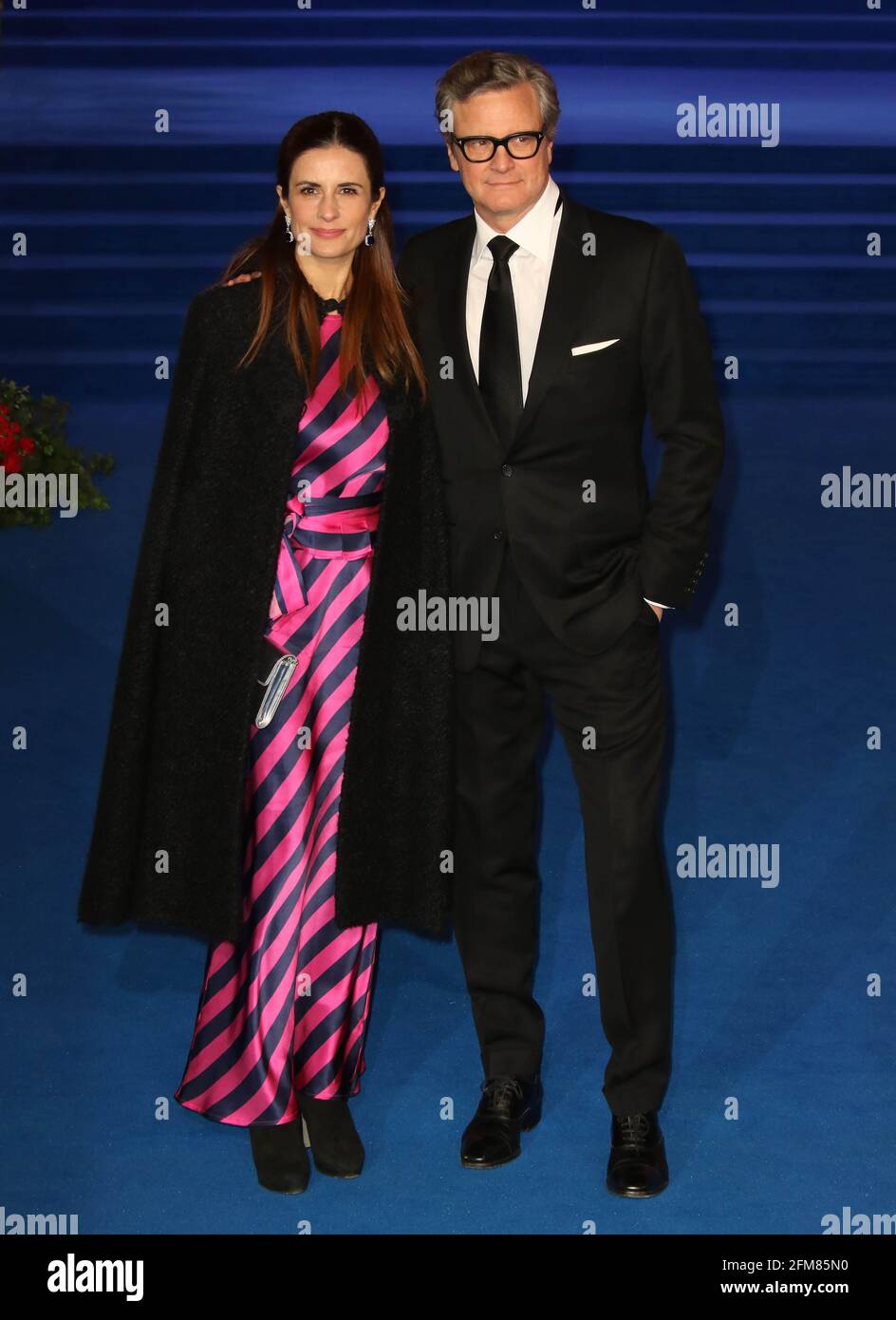 12 dicembre 2018 - Londra, Inghilterra, Regno Unito - Mary Poppins ritorna prima europea Spettacoli fotografici: Colin Firth Foto Stock