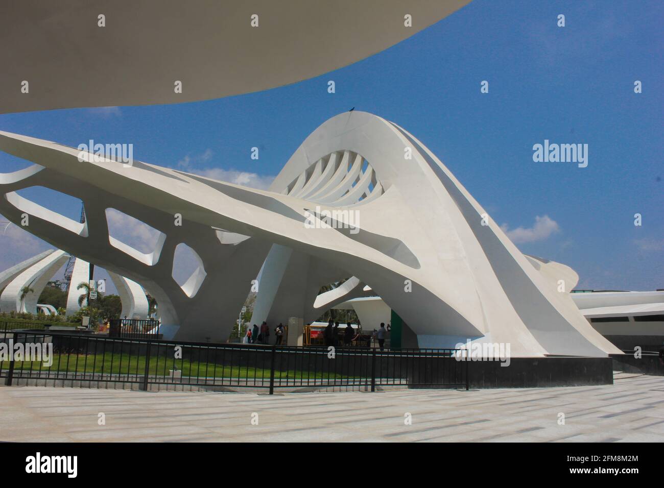 Jayalitha Memorial (Jayalitha Samadhi), Phoenix uccello Memorial, Marina Beach, Chennai, Foto Stock