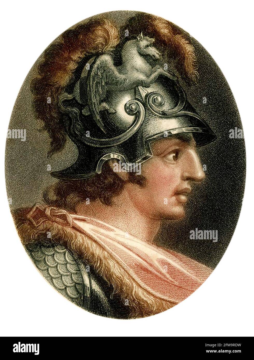 Pericle (c. 495-425 A.C.). Attacco a stiple del generale greco e statista, 1807 Foto Stock