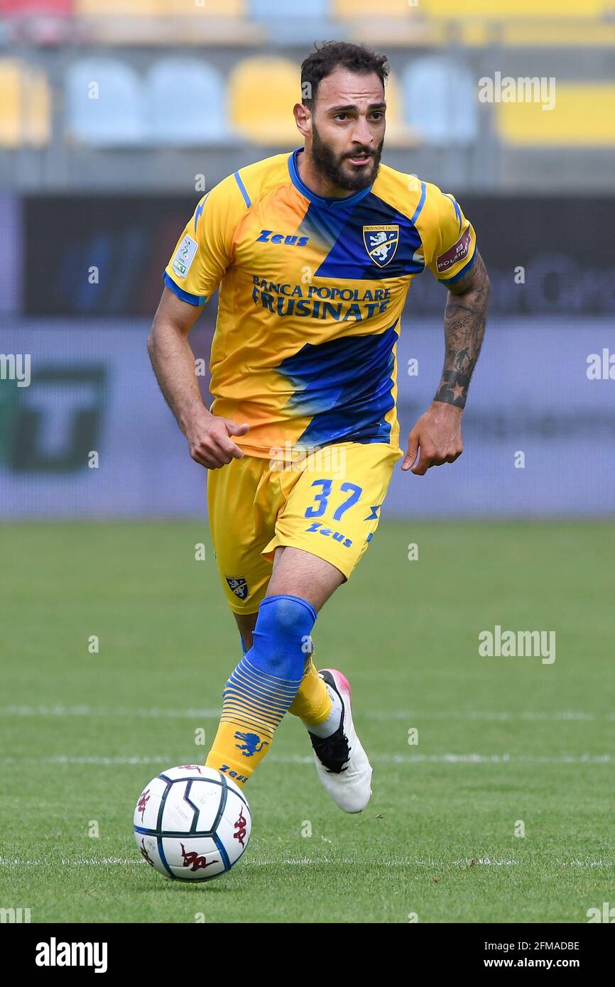 Frosinone, Italia, 7 maggio 2021 Grigoris Kastanos di Frosinone Calcio alla Lega Frosinone vs Vicenza Serie B Credit:Roberto Ramaccia/Alamy Live News Foto Stock