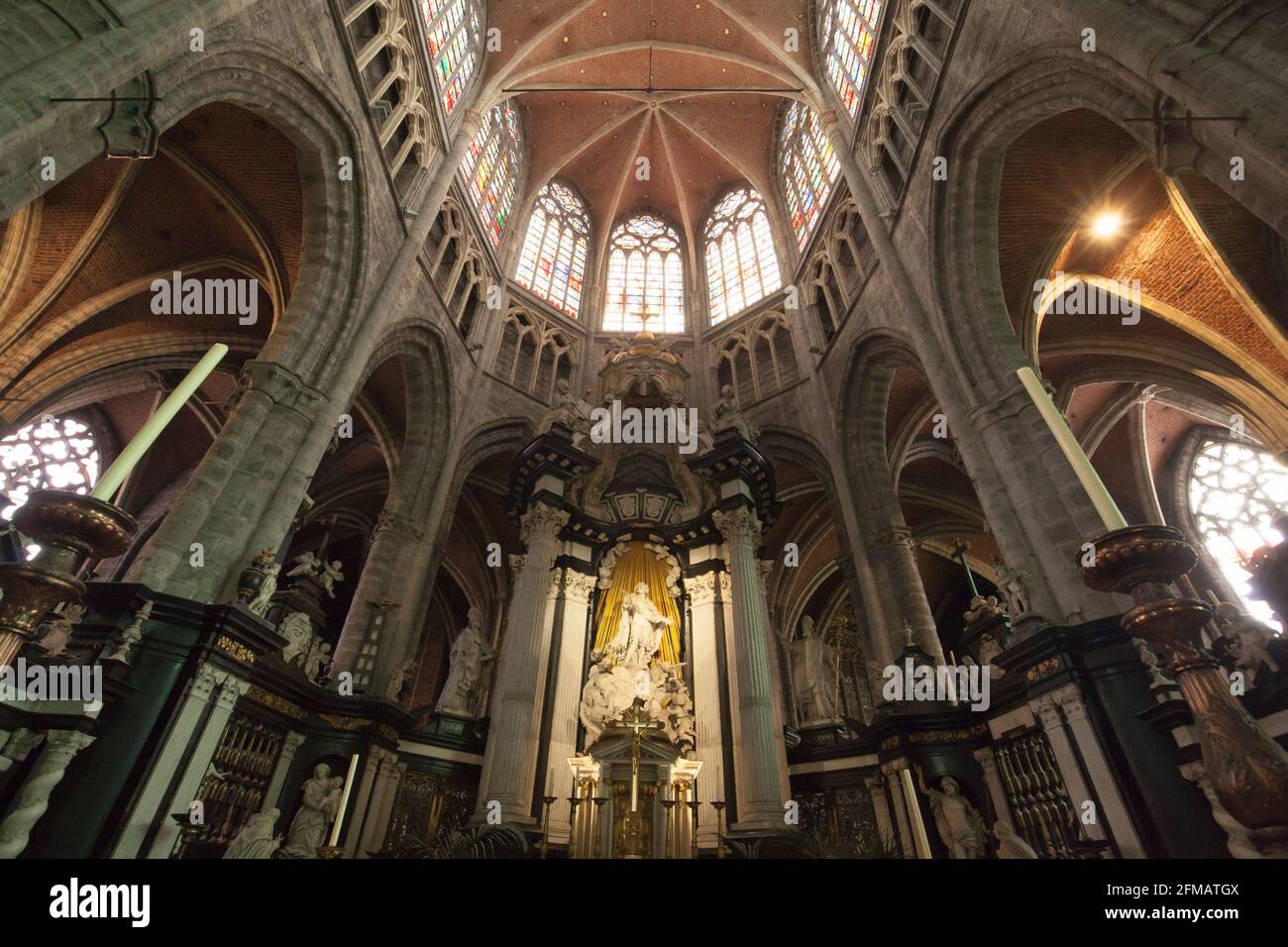 Chiesa di San Bavo, Gand, Belgio Foto Stock